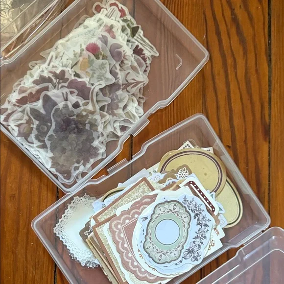 Stationary Journal Scrapbooking Supplies. Full set